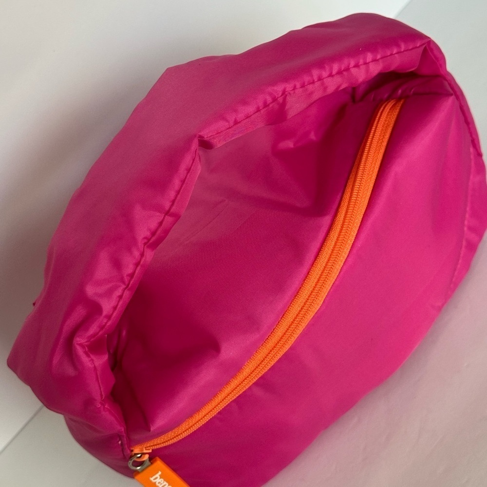 Benefit Pink Cosmetic Bag NWOT - Picture 3 of 9